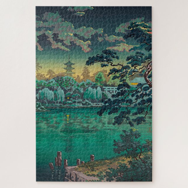 Ueno Shinobazu Pond von Tsuchiya Koitsu Puzzle (Vertikal)