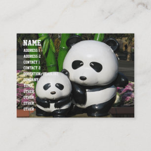 Ueno-Zoo-Panda-Schild Visitenkarte