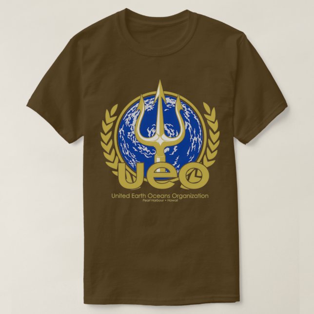 UEO United Earth Oceans Inspiriert von SeaQuest DS T-Shirt (Design vorne)