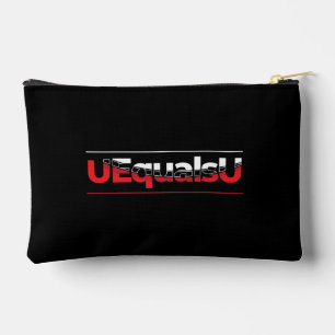 UEqualsU HIV Nicht Nachweisbar Typografie Kunst Zubehörtasche