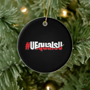 UEqualsU HIV Unnachweisbare nicht übertragbare Kun Keramik Ornament