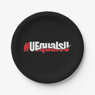 UEqualsU HIV Unnachweisbare nicht übertragbare Kun Pappteller