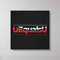 UEqualsU HIV Unnachweisbare Typografie Art