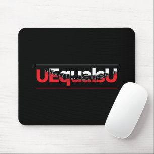 UEqualsU HIV Unnachweisbare Typografie Art Mousepad