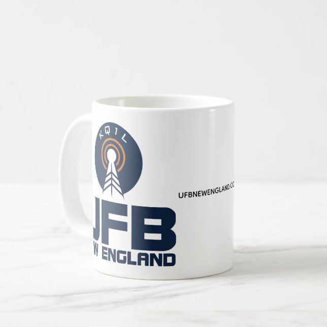 UFB New England Tasse (Vorderseite Links)