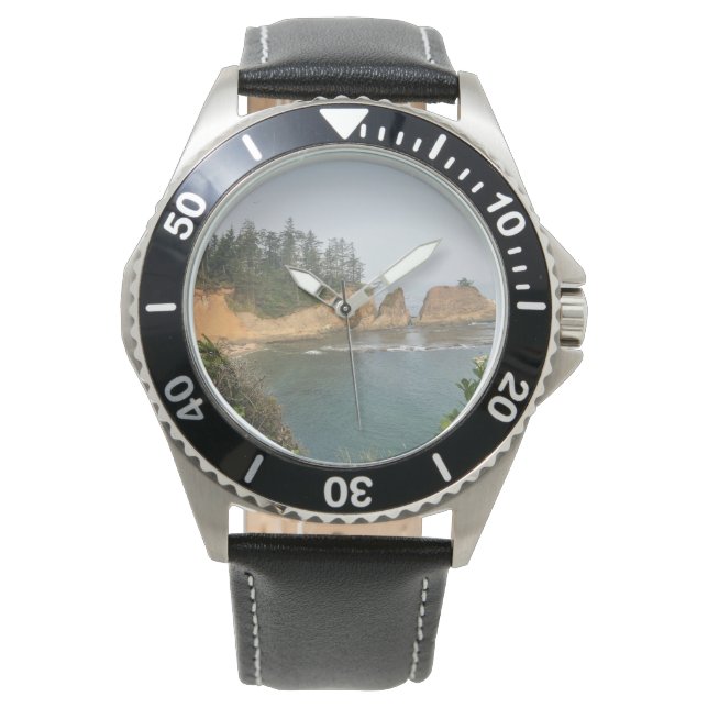 Ufer Acres Staat Park, Oregon Coast Armbanduhr (Vorderseite)