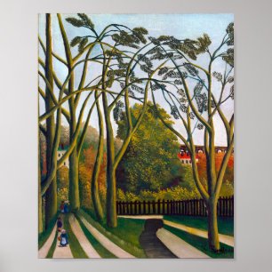 Ufer der Bièvre Henri Rousseau Poster