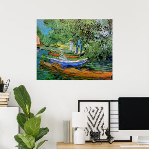 Ufer der Oise bei Auvers von Vincent van Gogh Poster