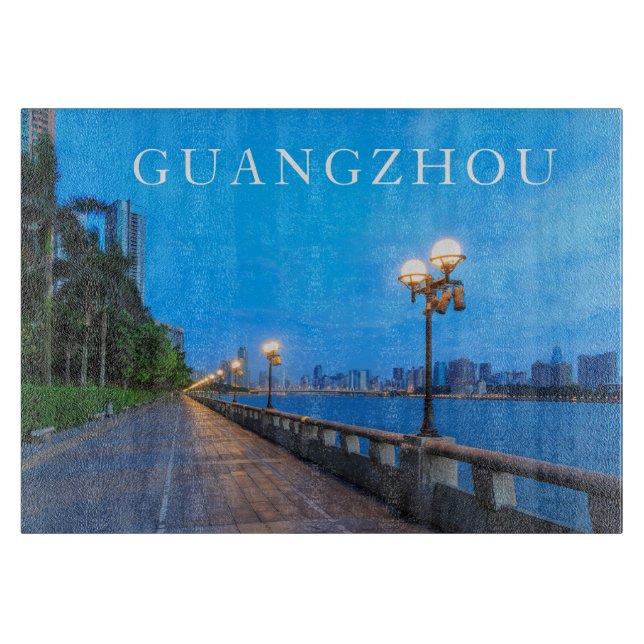 Ufer der Stadt Guangzhou Schneidebrett (Vorderseite)