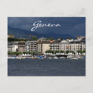 Ufer des Genfer Sees Postkarte