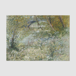 Ufer im Frühling von Vincent Van Gogh Seidenpapier