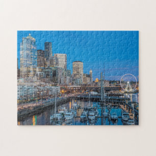 Ufer und Innenstadt Puzzle