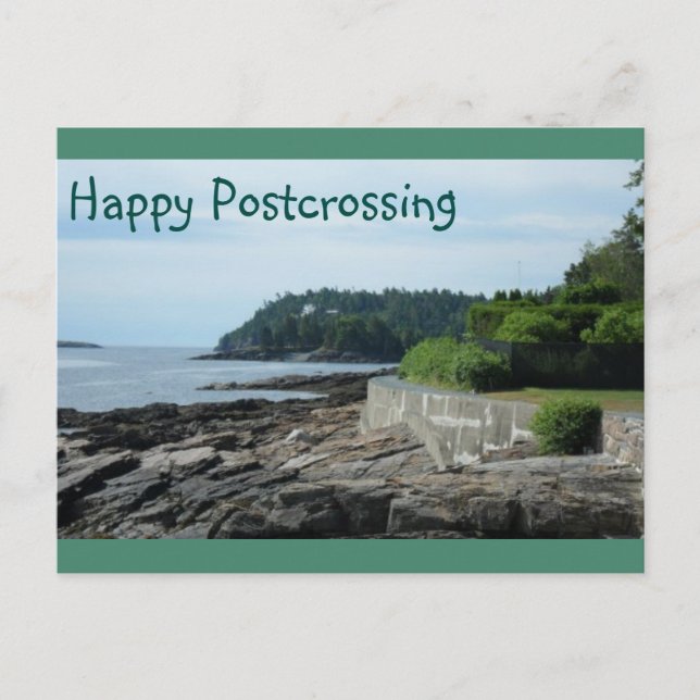 Ufer-Weg Postcrossing Postkarte (Vorderseite)