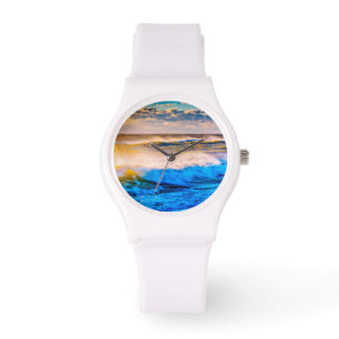 Uferansicht bei Sonnenaufgang Armbanduhr