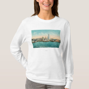 Ufergegend-Ansicht des Hafen-und Smith-Turms T-Shirt
