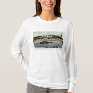 Ufergegend-Ansicht von Macabee BeachMonterey, CA T-Shirt