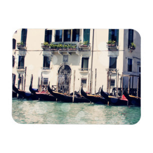 Ufergegend-Fotografie der Bestimmungsort-  Venedig Magnet