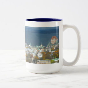 Ufergegend Québec-Stadt Kanada Zweifarbige Tasse