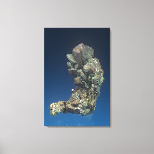 Uferkupfer (Cu), Michigan, USA Leinwanddruck