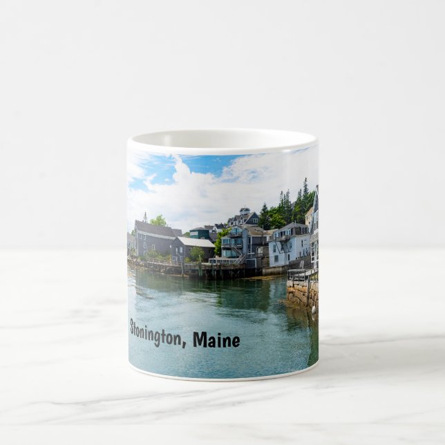 Uferzone in Stonington, Maine Kaffeetasse (Mittel)