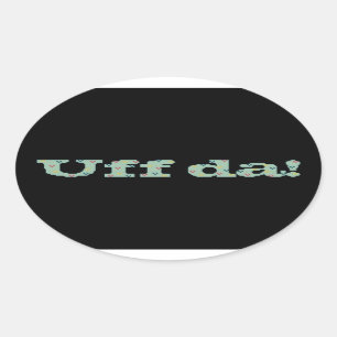 Uff da! Aufkleber
