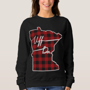 Uff Da Buffalo Plaid Minnesota Sweatshirt