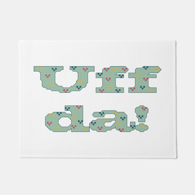 Uff da! fußmatte (Vorderseite)