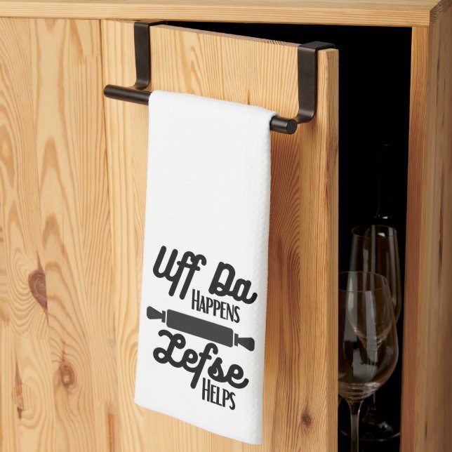 Uff Da Happens, Lefse hilft Küchentuch (Drittel gefaltet)