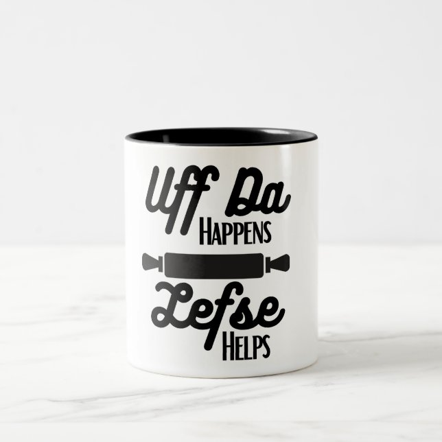 Uff Da Happens, Lefse hilft Tasse (Mittel)