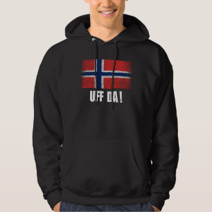 Uff Da Norwegen Flaggen Norge Heritage Culture Sou Hoodie