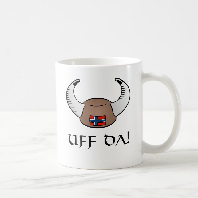 Uff DA! Viking-Hut Kaffeetasse (Rechts)