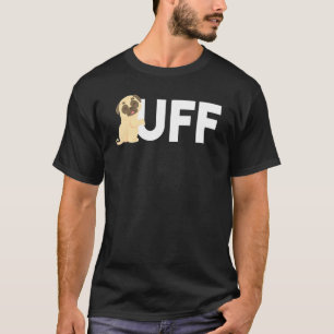 Uff Oof Mops Hund Internet Video Gaming Gamer Männ T-Shirt