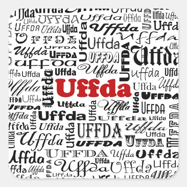 Uffda Stickers (Vorderseite)