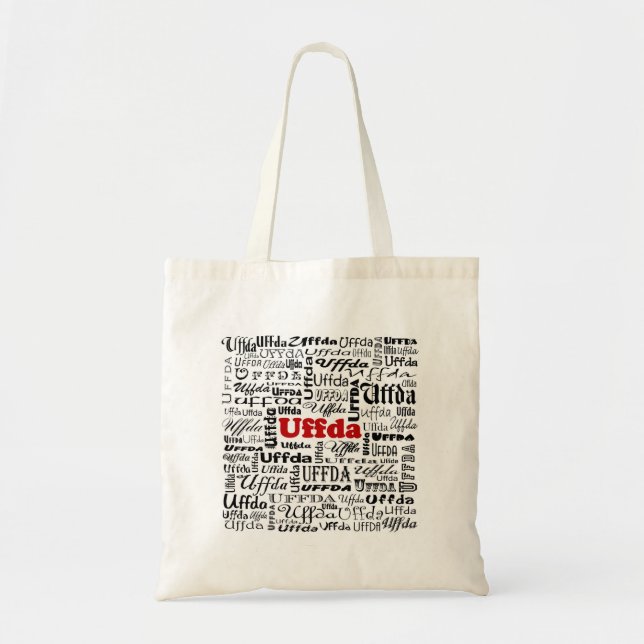 Uffda Tote Bag Tragetasche (Vorne)