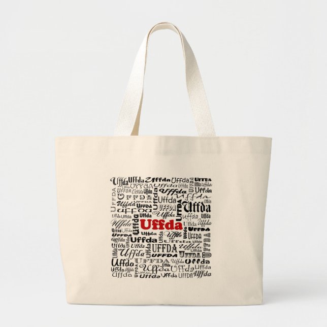 Uffda Tote Bag Tragetasche (Vorne)