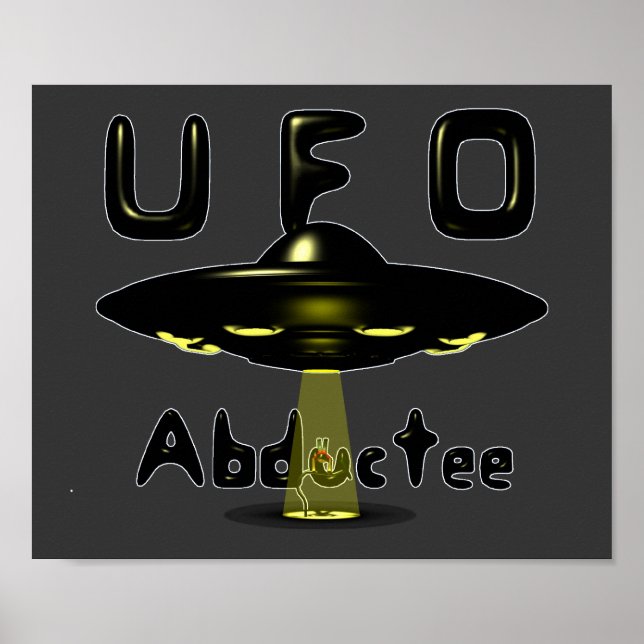 UFO Abducte Poster (Vorne)