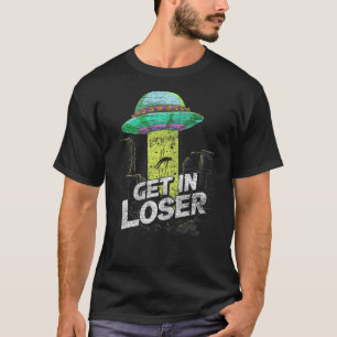 Ufo Abduction Extraterrestrial in lockerere Alien T-Shirt