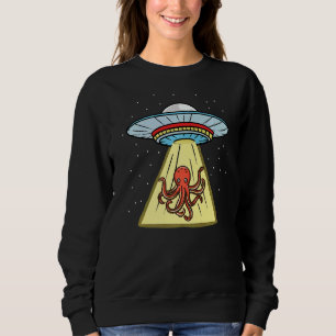 Ufo Abduction Octopus Sea Animal 1 Sweatshirt