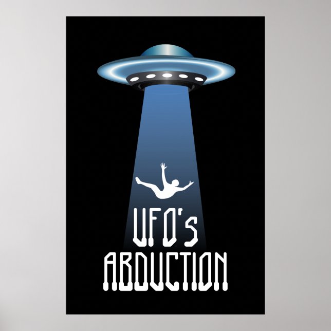 UFO abduction Poster (Vorne)