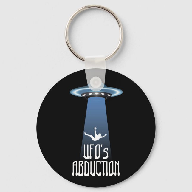 UFO Abduktion Schlüsselanhänger (Vorderseite)