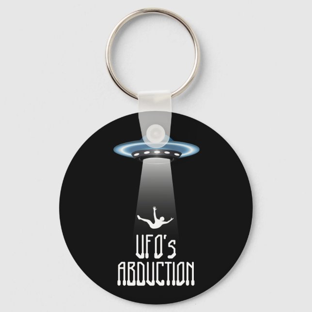 UFO Abduktion Schlüsselanhänger (Vorderseite)