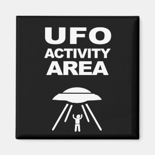 UFO-Aktivitätsbereich, Geekdesign Magnet