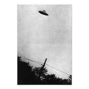 UFO-Alien Außerirdische Raumschiff Streng Geheim Fotodruck