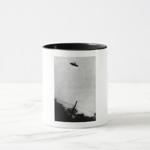 UFO-Alien Außerirdische Raumschiff Streng Geheim Tasse