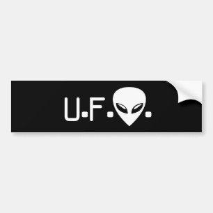 UFO ALIEN AUTOAUFKLEBER