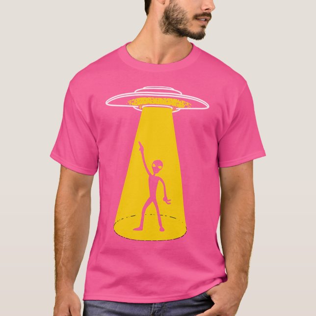 Ufo Alien Dancing T-Shirt (Vorderseite)