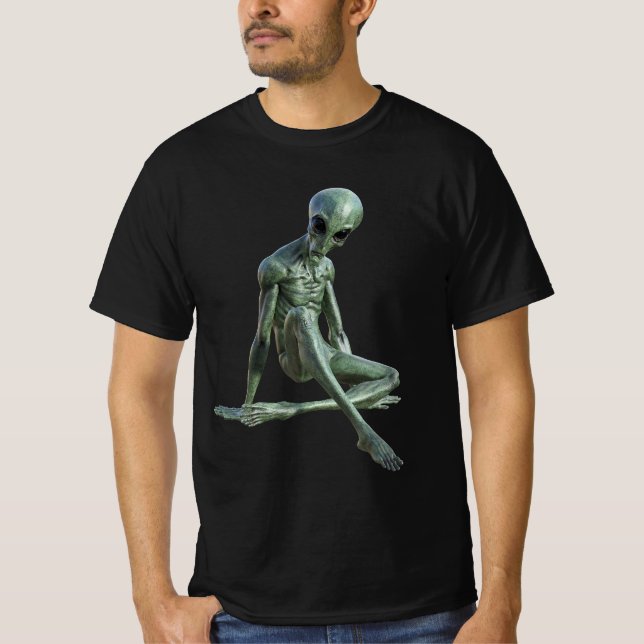 UFO, Alien entwickelt T-Shirt (Vorderseite)