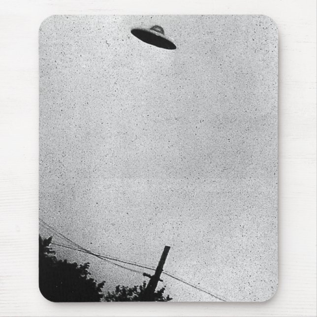 UFO Alien Extraterrestriale Raumsonde Top Geheimni Mousepad (Vorne)