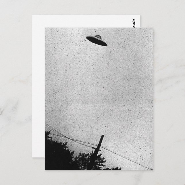 UFO Alien Extraterrestriale Raumsonde Top Geheimni Postkarte (Vorne/Hinten)