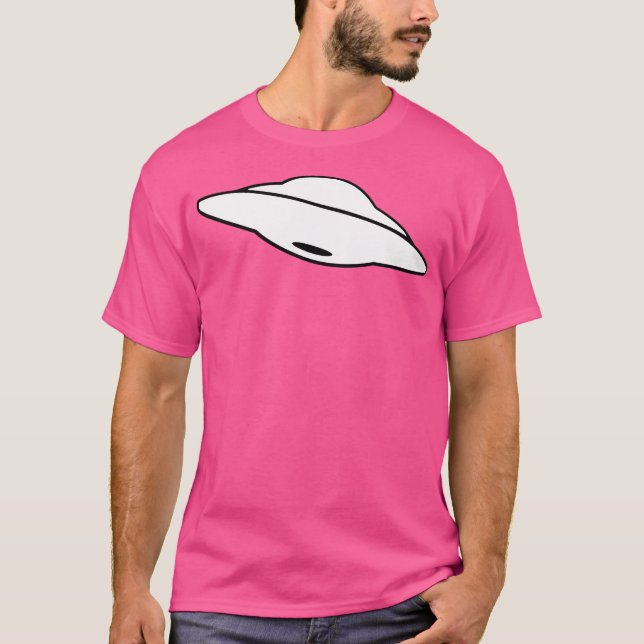 Ufo Alien Flying Saucer T-Shirt (Vorderseite)